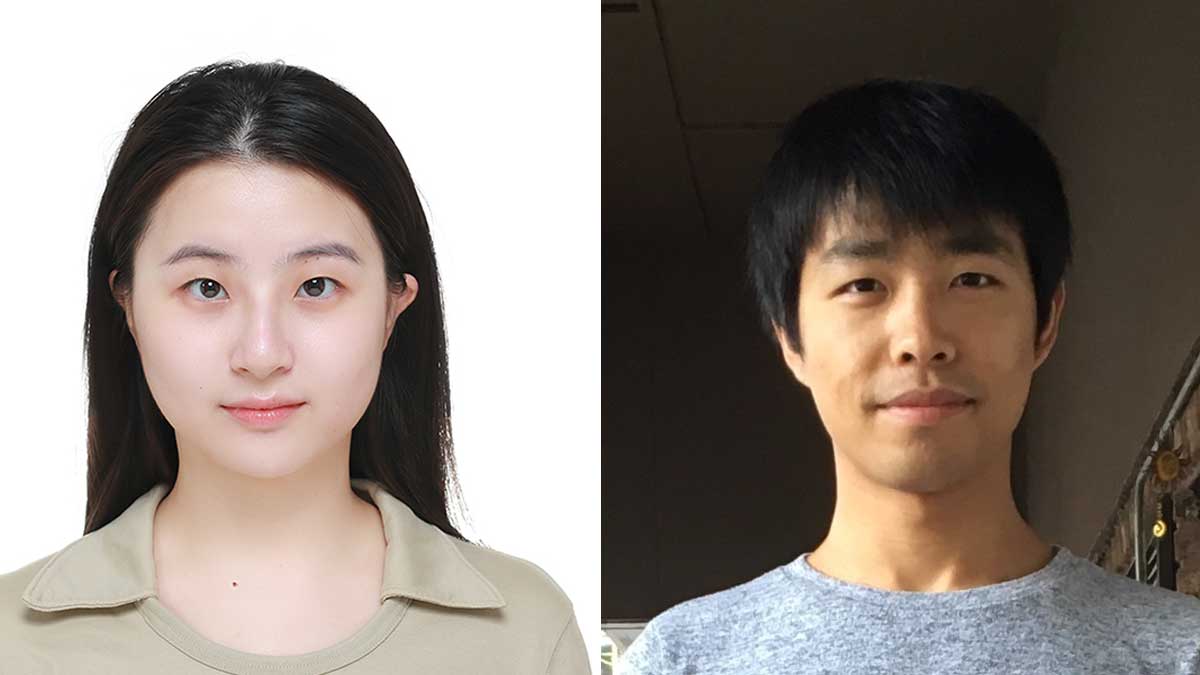 Headshots of Yi Luo and Bowen Fu