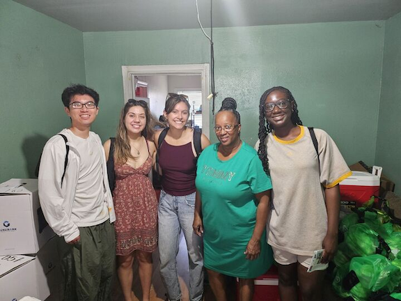 5 people in a room