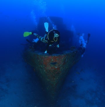 diving
