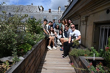 Students Rice Global Paris Center